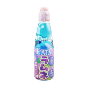 HATAKOSEN(HATA) RAMUNE - Carbonated Soft Drink (Blueberry Flavour) 200ml