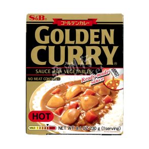 S&B Golden Curry Ready Made Sauce Hot 230g