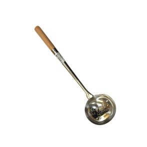 5" Stainless Steel Ladle with Wooden Handle