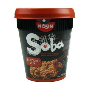 NISSIN Soba Cup Noodle - Sukiyaki Beef Flavour 89g