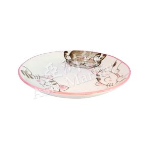 7.8Inch Kitty Cat Plate (Pink)