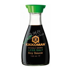 KIKKOMAN - Less Salt Soy Sauce 150ml