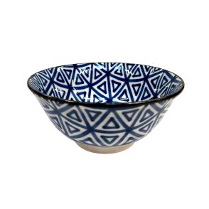Blue and White Ceramics Bowl (Pattern 2)