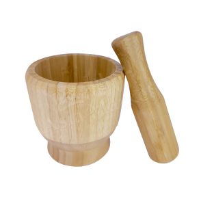 BAMBOO FOREST - Bamboo Mortar and Pestle ⌀10cm