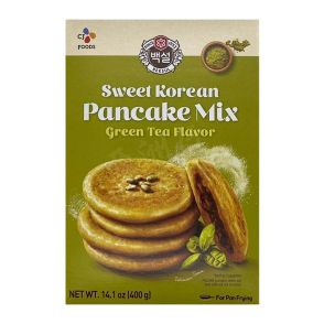 Beksul Sweet Korean Pancake Mix Green Tea Flavour 400g
