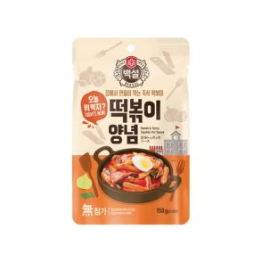 BEKSUL Korean Sweet & Spicy Topokki (TTeokbokki) Hot Sauce 150g 