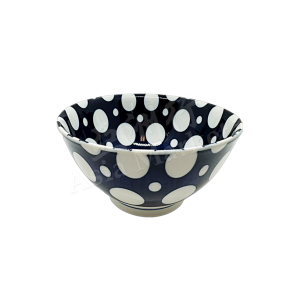 Mitani Japanese Bowl 19.5x10CM (Polka Pattern) 