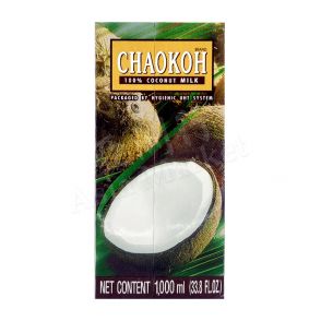CHAOKOH - Coconut Milk (Tetra Pak, UHT) 1000ml