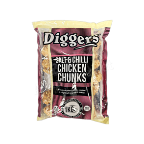 [FROZEN] DIGGERS - Salt & Chilli Chicken Chunks 1kg