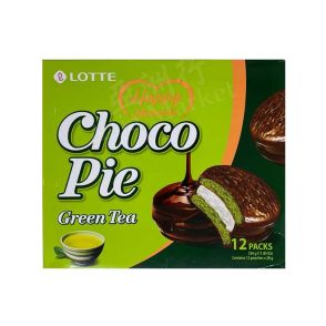 LOTTE - Choco Pie Green Tea  (28g x 12Packs) 336g