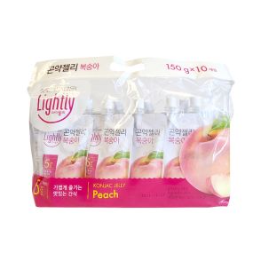 [Pack of 10] DAESANG - Lightly Konjac Jelly Peach 150g  (x10)