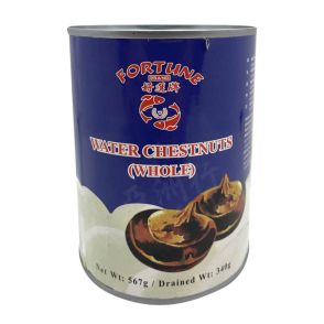 FORTUNE – Water Chestnuts whole 567g