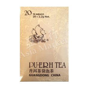 GOLDEN SAIL Chinese GuangDong Pu Erh Tea (Tea Bags) 20 x 2.2g