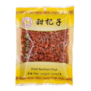 GOLDEN LILY - Dried Boxthorn Fruit (wolfberry, goji berry) 100g