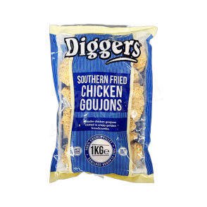[FROZEN] DIGGERS -  Southern Fried Chicken Goujons 1kg