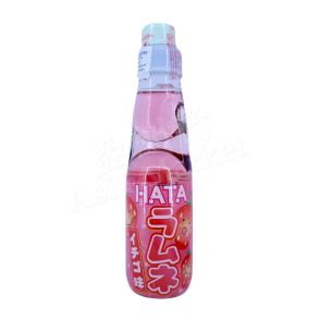 HATAKOSEN(HATA) RAMUNE - Carbonated Soft Drink (Strawberry Flavour) 200ml