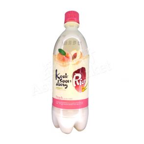 KOOK SOON DANG - Rice Makgeolli Peach Flavour (Smooth Sparkling Rice Wine) (Alc. 6%) 750ml