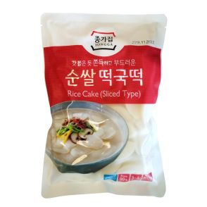 FRESH JONGGA Korean Rice Cake (Sliced) 500g
