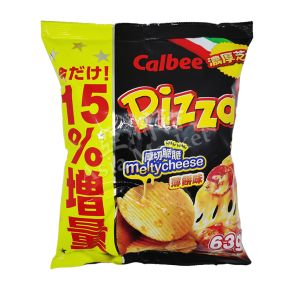 Calbee Potato Chips Pizza Flavoured 63g