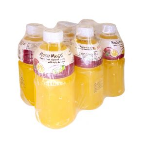 [PACK OF 6] MOGU MOGU - Passion Fruit Juice with Nata De Coco 320ml (x6)
