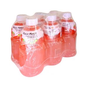 [PACK OF 6] MOGU MOGU - Strawberry Juice with Nata De Coco 320ml (x6)