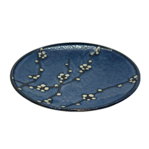 EMRO -Hana Blue Plate 22.5X3CM