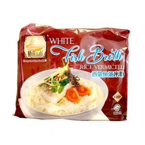 [PACK OF 4] MYKUALI - White Fish Broth Rice Vermicelli 90g (x4Pkts) 360g