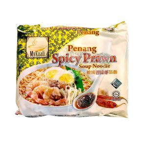 [PACK OF 4] MYKUALI - Penang Spicy Prawn Noodle 105g (x4Pkts) 420g
