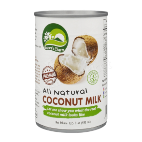 NATURE'S CHARM - All Natural Coconut Milk (Gluten Free, Vegan) 400ml