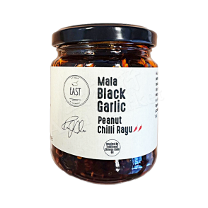EAST AT HOME-Mala Black Garlic Peanut Chilli Rayu 189g 