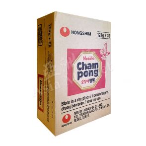 [CASE] NONGSHIM - Champong Ramyun Noodle 124g (x20Pkts)