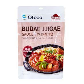 O'FOOD - Budae Jjigae, Spicy Sausage & Ham Stew Sauce 140g