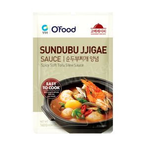 O'FOOD - Sundubu Jjigae, Spicy Soft Tofu Stew Sauce 140g