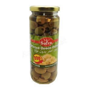 SOFRA-  Pitted green olives 330g