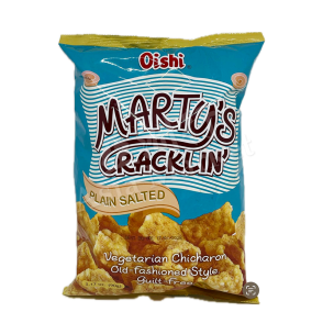 Oishi - Martys Cracklin Vegetarian Chicharon (Plain Salted) 3.17oz (90g)