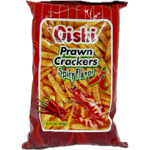 Oishi - Prawn Crackers Spicy Flavour 2.12oz (60g)