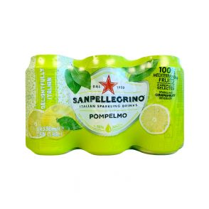 [PACK OF 6] SAN PELLEGRINO - Sparkling Grapefruit Infusion Drink 330ml (x6cans)