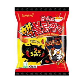 SAMYANG - Buldak Extreme Buldak ZZALDDUK 2 x Spicy Snacks 80g