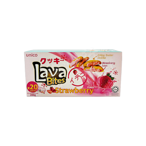 UNICO - Lava Bites (Strawberry Flavour) 200g 