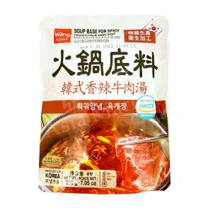 WANG - Korean Hotpot Soup Base (Spicy Beef Flavour) 200g
