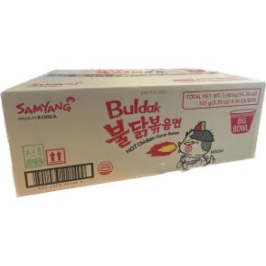 [CASE] SAMYANG - Ramyun Big Bowl Hot Chicken Flavour (x16)