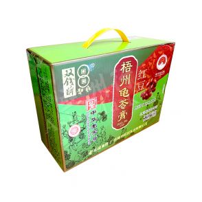 WUZHOU DOUBLE COINS - Guilinggao, Chinese Herbal Jelly (with Red Bean) (250g x 12Cans) 3kg