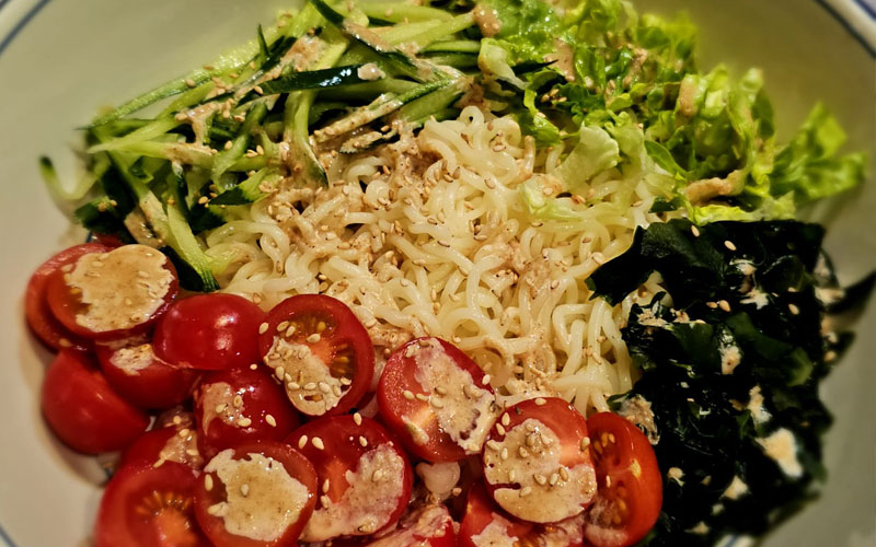 Japanese Sesame Noodle Salad