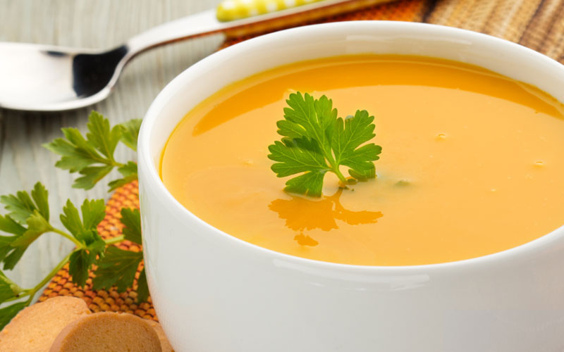 Chicken and Sweet Potato Soup – Thai Style