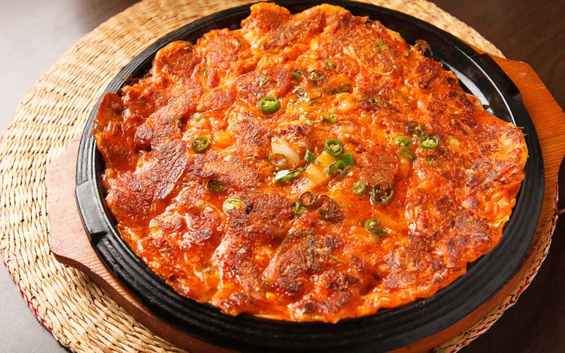 Korean Kimchi Pancake