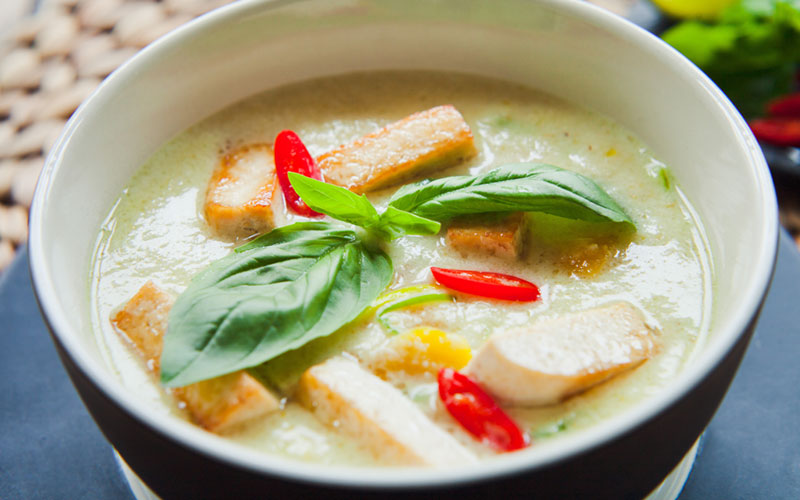 Vegetarian Thai Green Curry (Gluten-free)