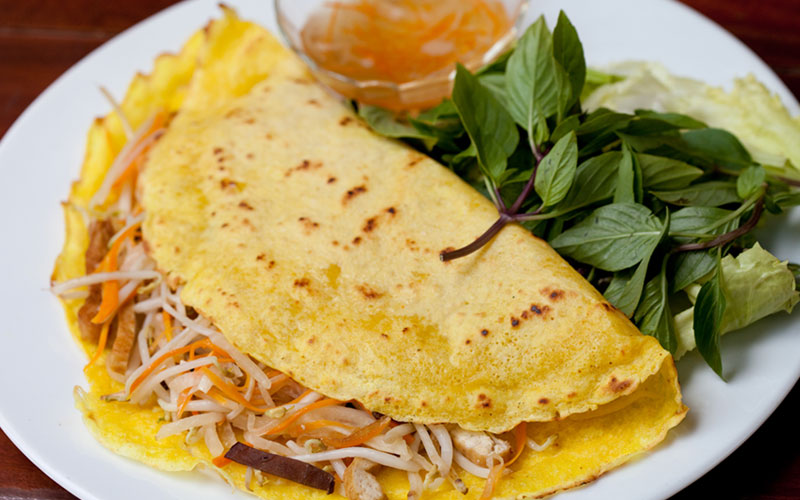 Vietnamese Turkey Pancakes