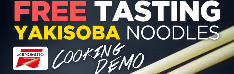 Free Tasting Yakisoba Noodles